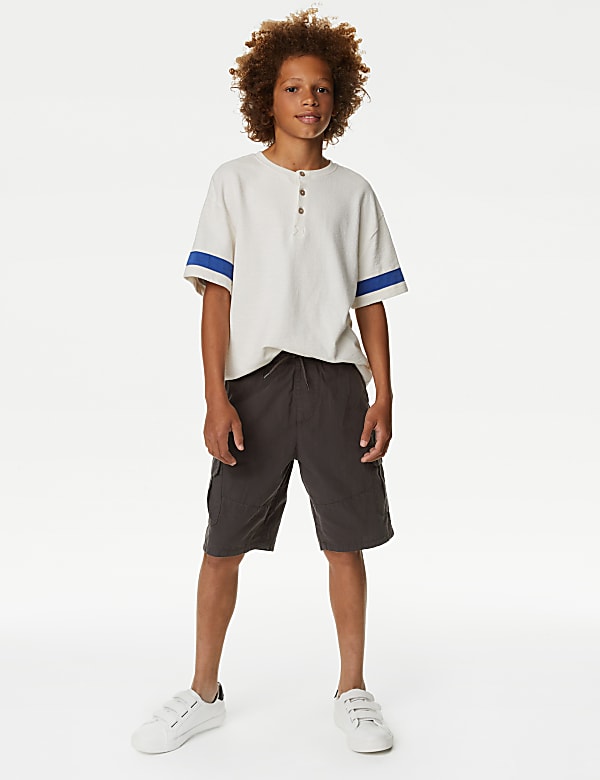 Buy Pure Cotton Cargo Shorts 6 16 Yrs at Marks Spencer