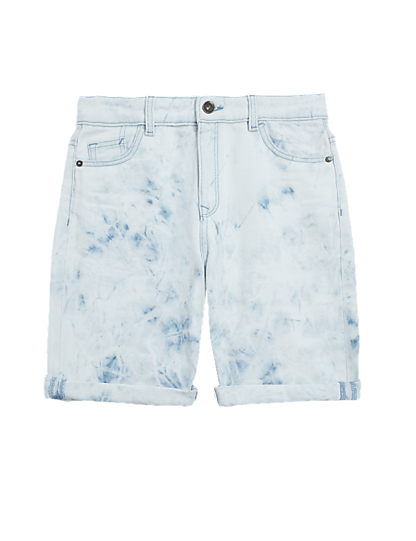 Denim Tie Dye Shorts (6-16 Yrs)