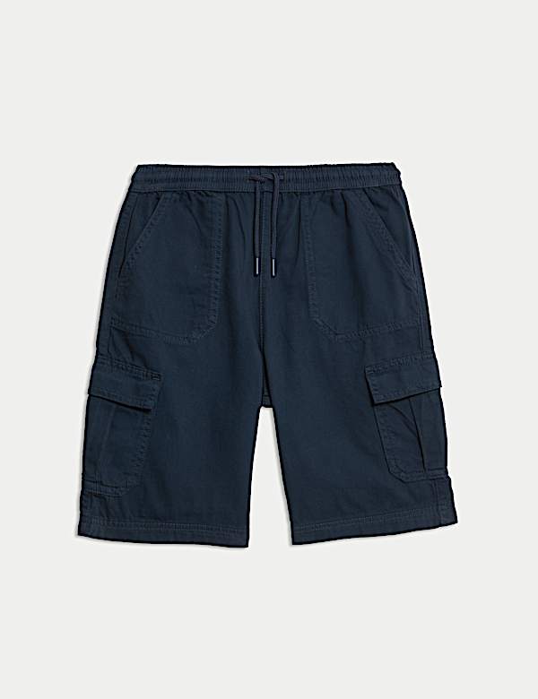 Pure Cotton Cargo Shorts (6-16 Yrs) - US