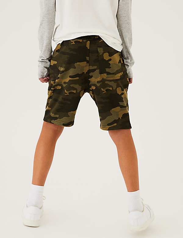 Cotton Rich Camouflage Shorts (6-16 Yrs)