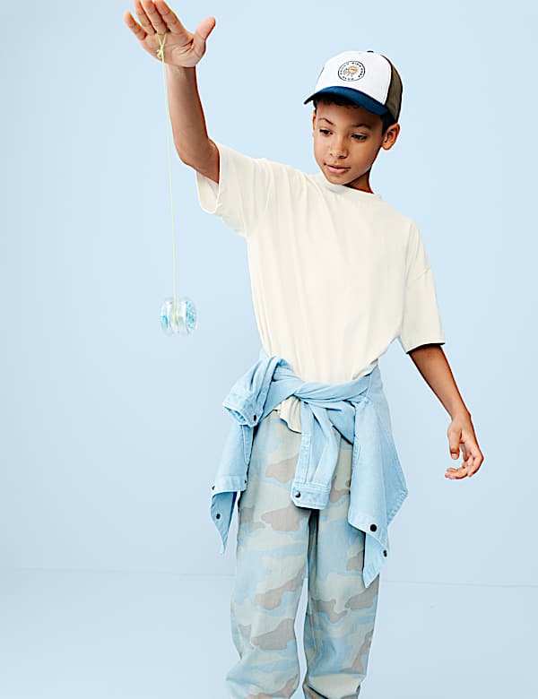 Baggy Fit Denim Camouflage Jeans (2-16 Yrs) - KR