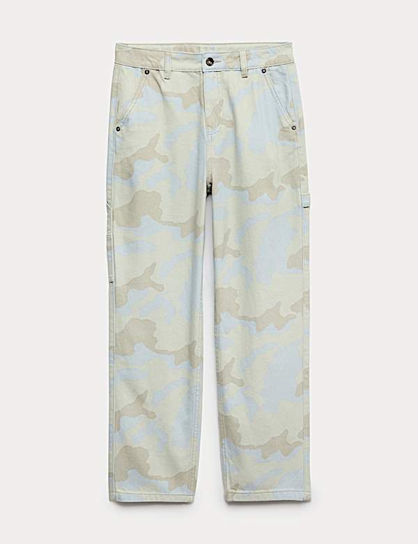Baggy Fit Denim Camouflage Jeans (2-16 Yrs) - KR