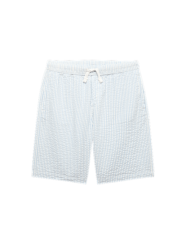 Pure Cotton Striped Shorts (6-16 Yrs)