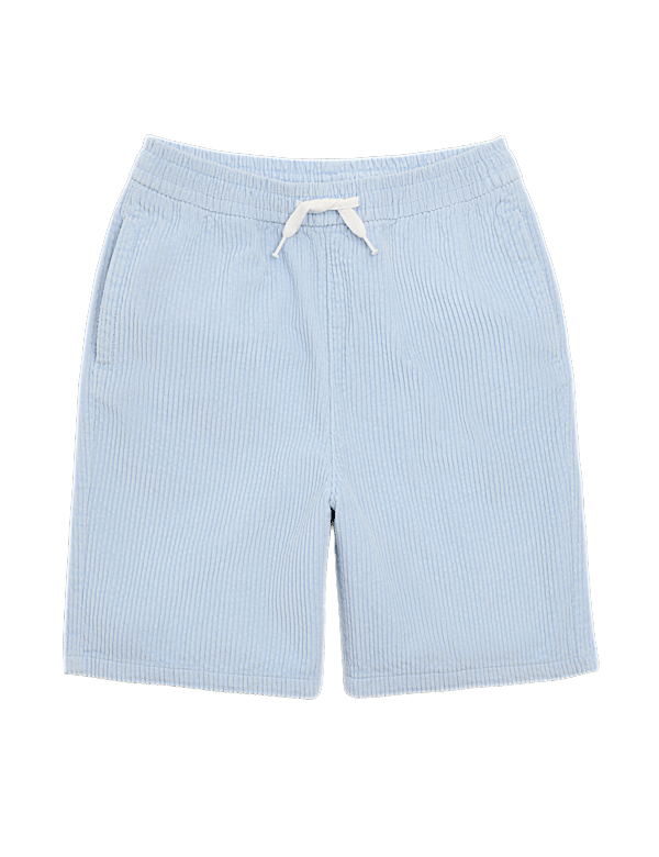 Pure Cotton Corduroy Shorts (2-16 Yrs)