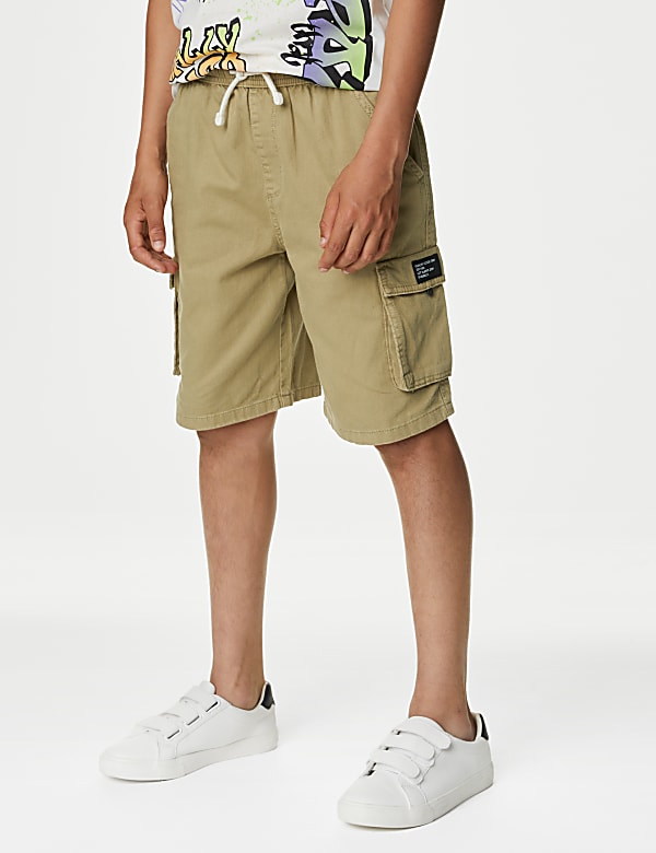 Pure Cotton Cargo Shorts