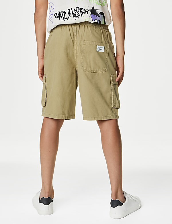 Pure Cotton Cargo Shorts