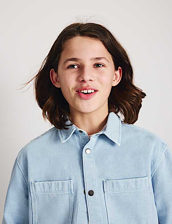 Pure Cotton Denim Shirt (6-16 Yrs) - RO