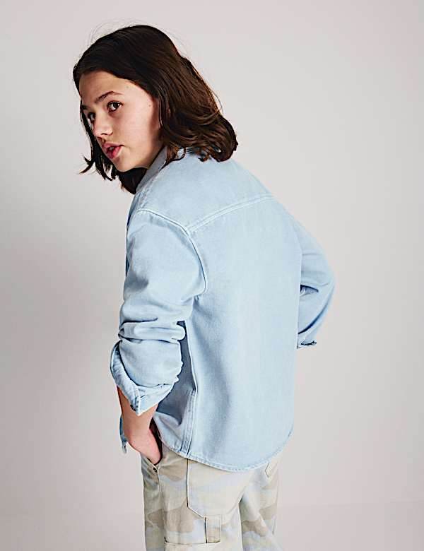 Pure Cotton Denim Shirt (6-16 Yrs) - RO