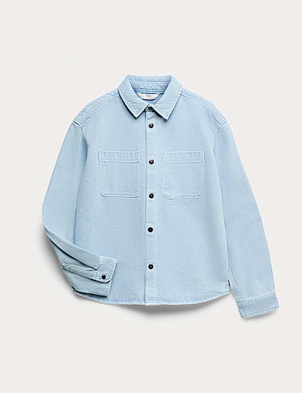 Pure Cotton Denim Shirt (6-16 Yrs) - RO