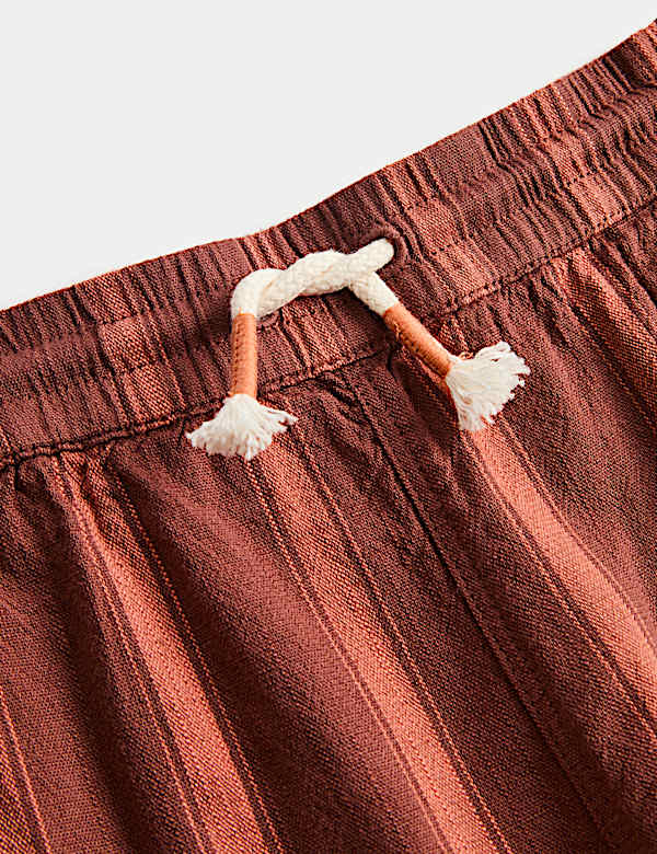 Cotton Rich Striped Shorts (6-16 Yrs)