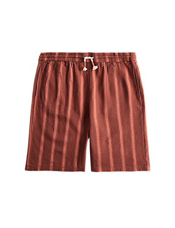 Cotton Rich Striped Shorts (6-16 Yrs)