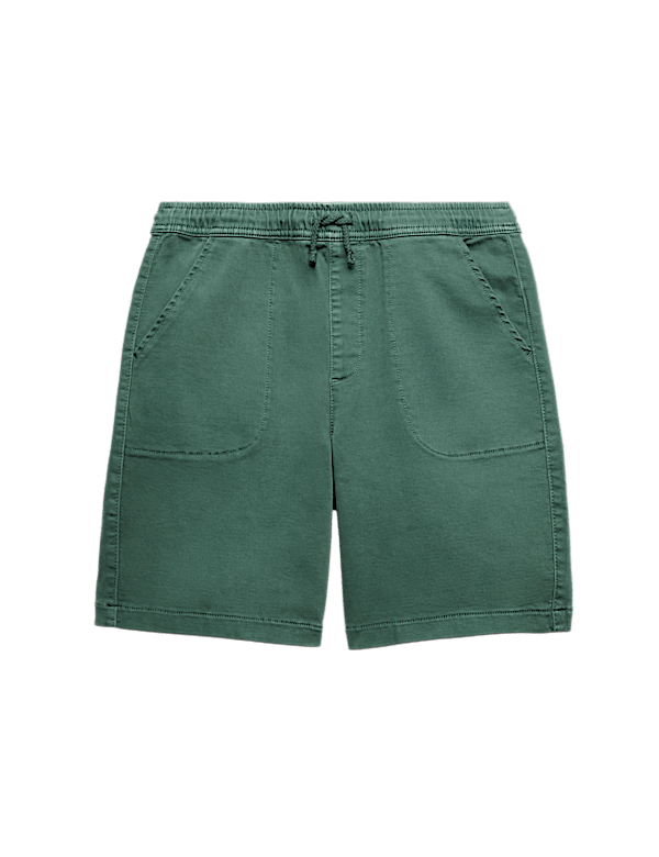 Cotton Rich Garment Dyed Shorts (6-16 Yrs)