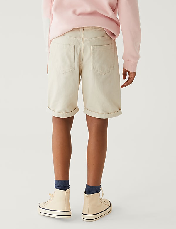 Pure Cotton Denim Shorts
