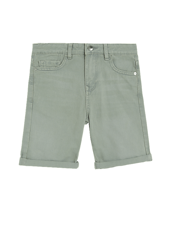 Pure Cotton Denim Shorts