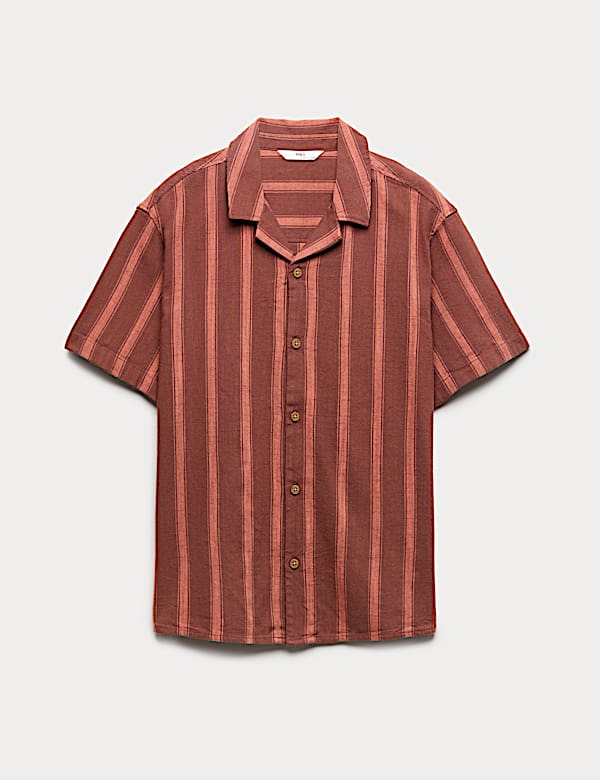 Cotton Rich Striped Shirt (6-16 Yrs)