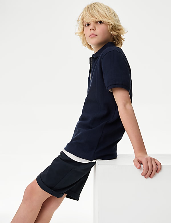 Cotton Rich Chino Shorts (6-16 Yrs) - US