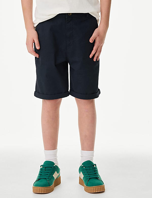 Cotton Rich Chino Shorts (6-16 Yrs) - US