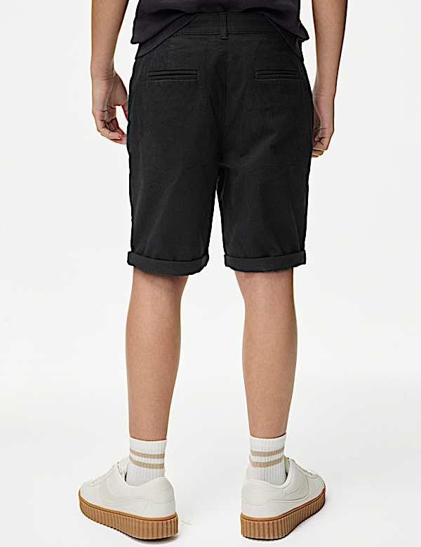 Short chino en coton (du 6 au 16 ans) - FR
