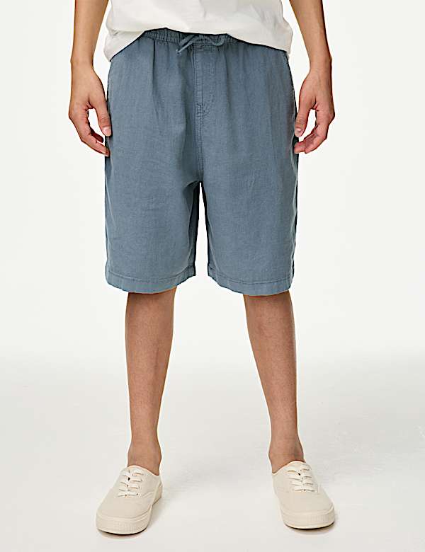 Linen Rich Shorts (2-16 Yrs)