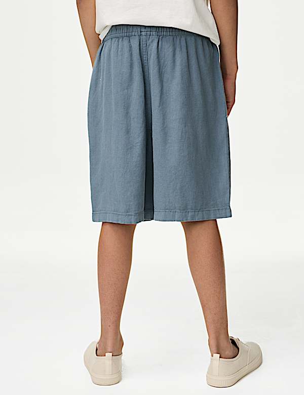 Linen Rich Shorts (2-16 Yrs)