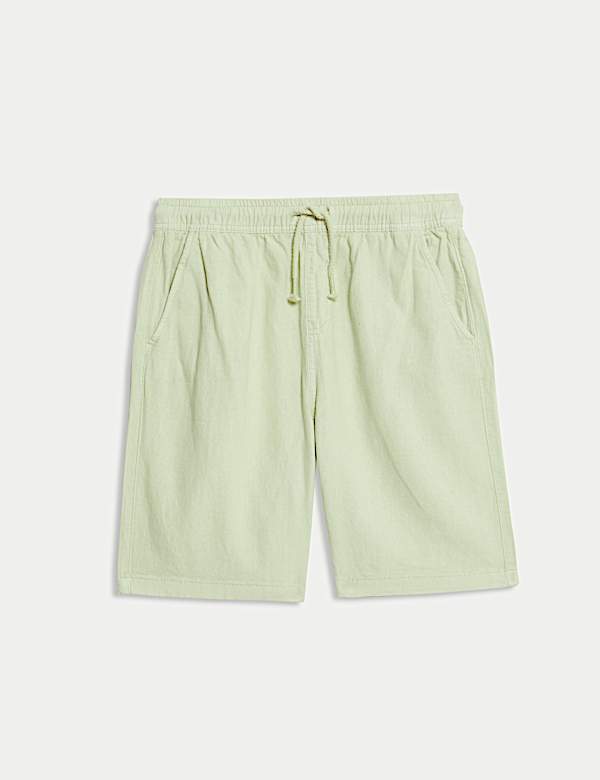 Linen Rich Shorts (2-16 Yrs) - HU