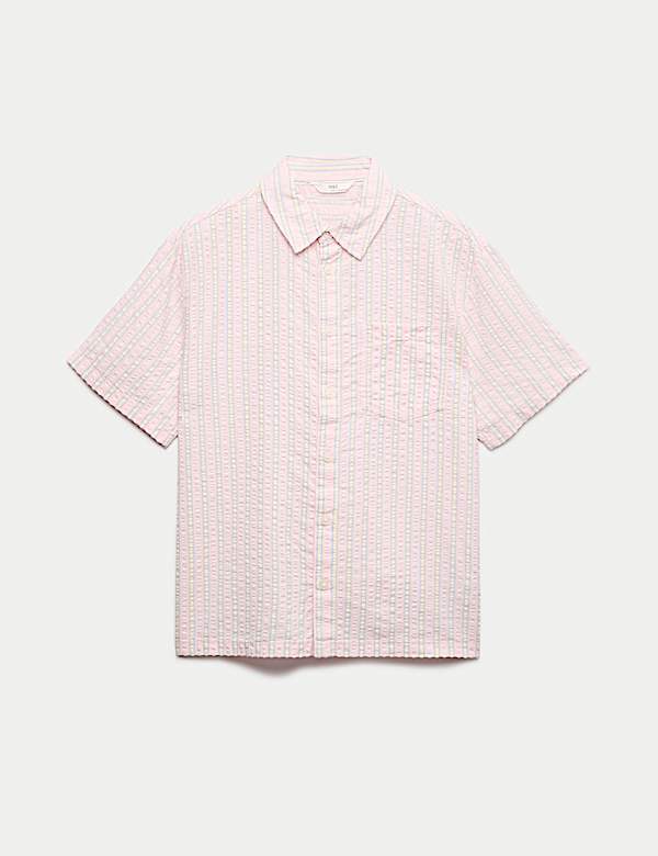 Cotton Rich Striped Shirt (6-16 Yrs)