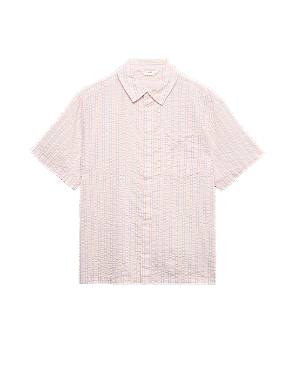 Cotton Rich Striped Shirt (6-16 Yrs)