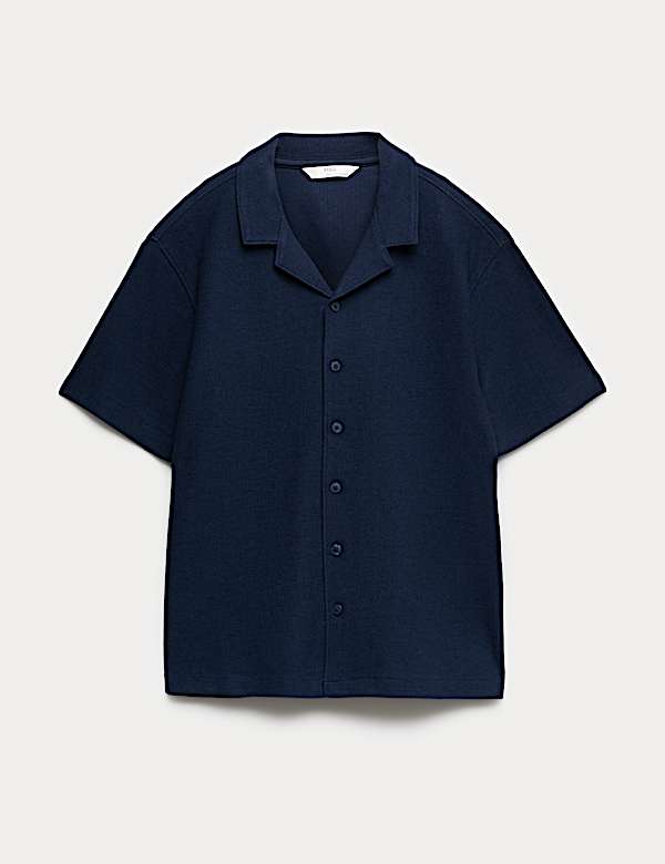 Cotton Rich Textured Shirt (6-16 Yrs)