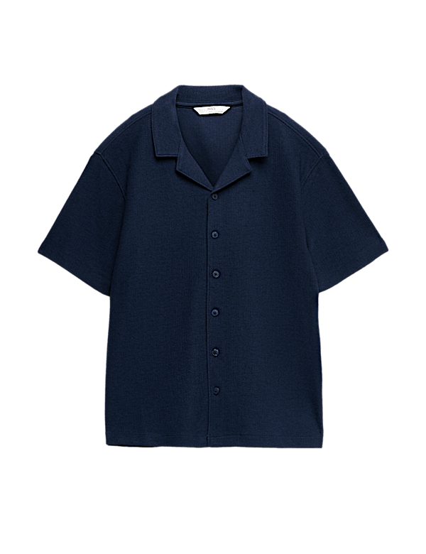 Cotton Rich Textured Shirt (6-16 Yrs)