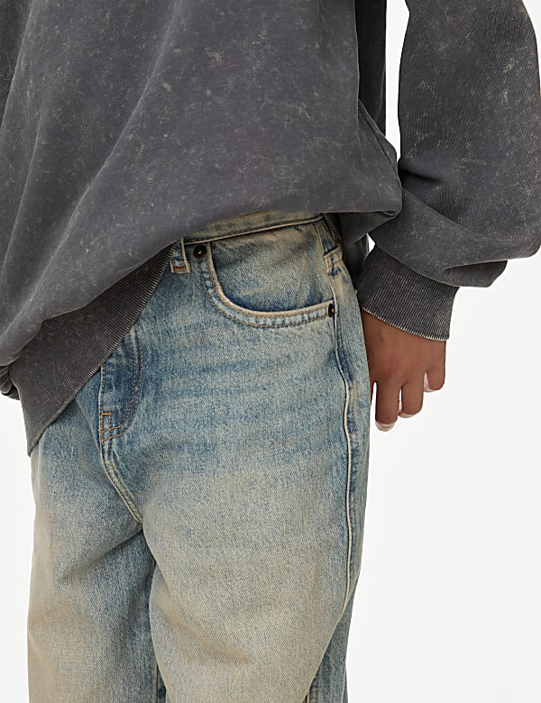 Pure Cotton Acid Wash Jeans (6-16 Yrs) - JP