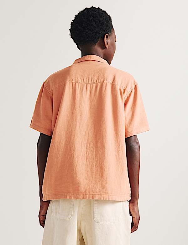 Linen Rich Plain Shirt (6-16 Yrs) - NO