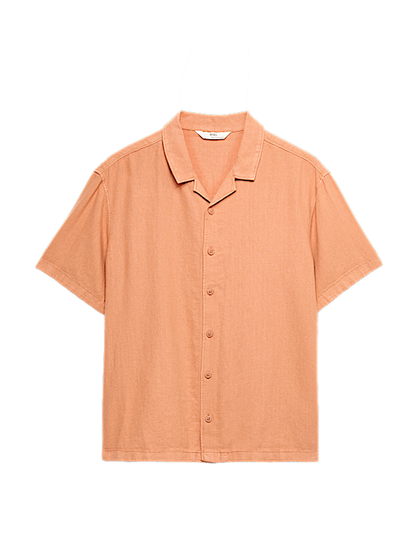 Linen Rich Plain Shirt (6-16 Yrs)