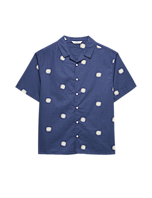 Pure Cotton Sun Print Shirt (6-16 Yrs)