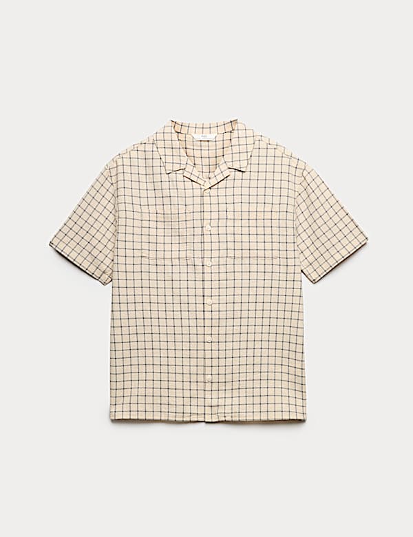 Cotton Rich Micro Check Shirt (6-16 Yrs)