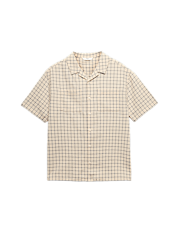 Cotton Rich Micro Check Shirt (6-16 Yrs)