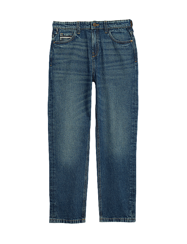 Relaxed Pure Cotton Jeans