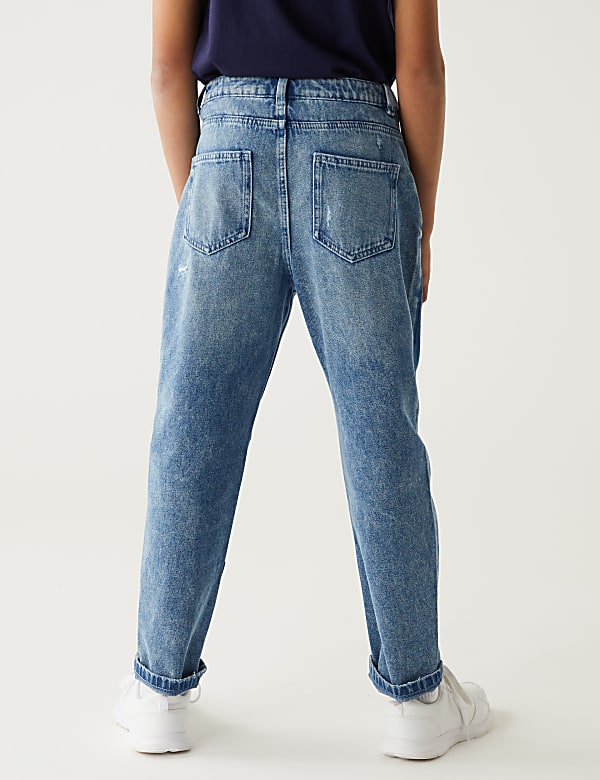 Pure Cotton Solid Regular Fit Jeans
