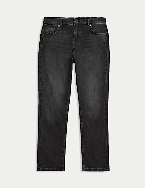 Cotton Rich Straight Jeans (6-16 Yrs) - PL