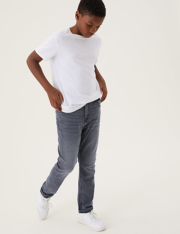 The Jones Slim Fit Cotton with Stretch Jeans (6-16 Yrs)