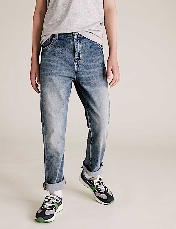The Jones Slim Fit Cotton with Stretch Jeans (6-16 Yrs)