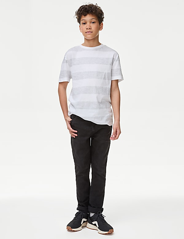 The Jones Straight Fit Cotton with Stretch Jeans (6-16 Yrs) - RO