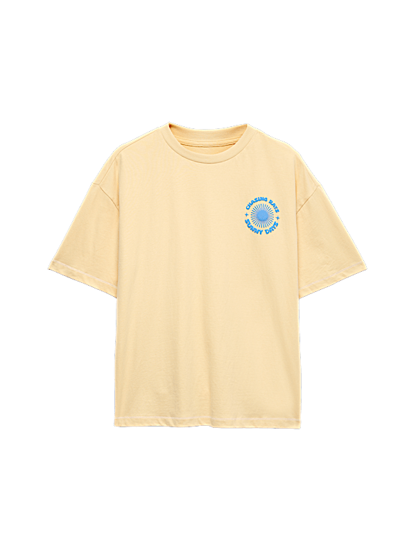 Pure Cotton Graphic Sun T-Shirt (6-16 Yrs)