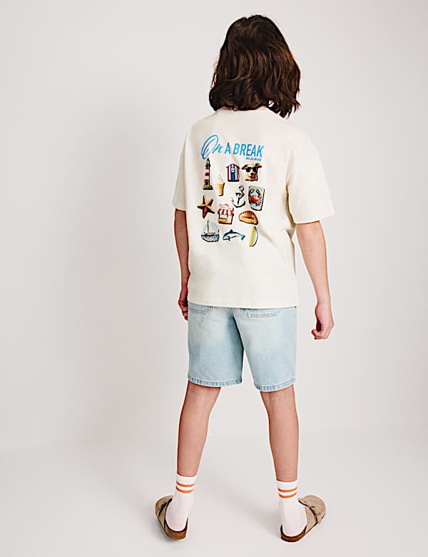 Pure Cotton Graphic T-Shirt (6-16 Yrs) - CN