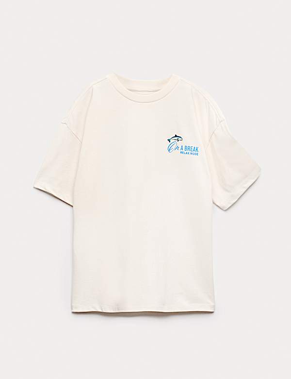 Pure Cotton Graphic T-Shirt (6-16 Yrs) - CN