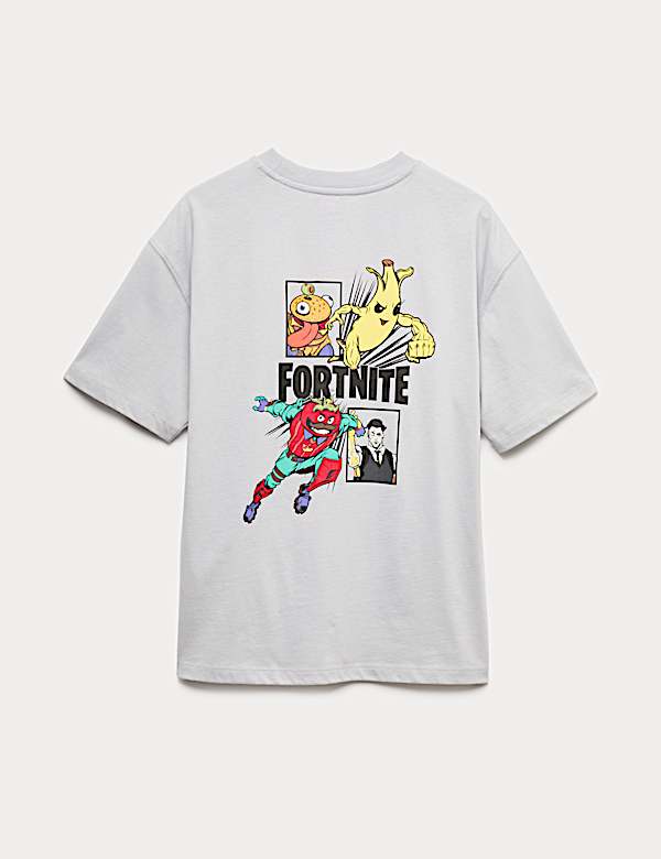 Pure Cotton Fortnite&trade; Graphic T-Shirt (6-16 Yrs)