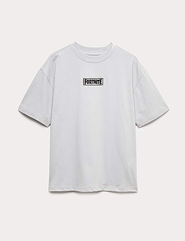 Pure Cotton Fortnite&trade; Graphic T-Shirt (6-16 Yrs)