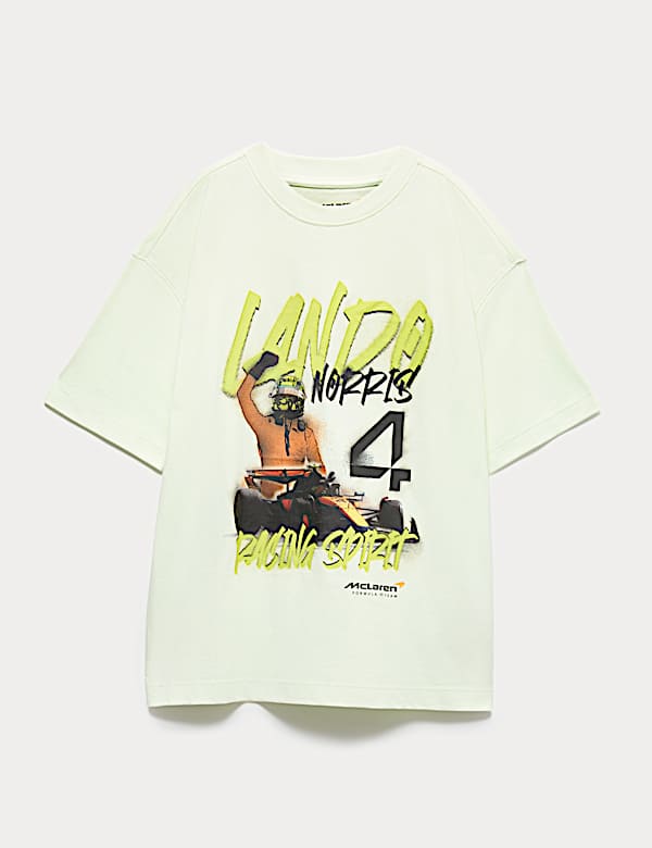 Pure Cotton McLaren&trade; Graphic T-Shirt (6-16 Yrs)