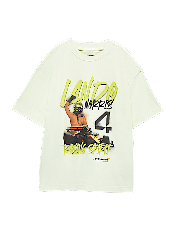 Pure Cotton McLaren&trade; Graphic T-Shirt (6-16 Yrs)