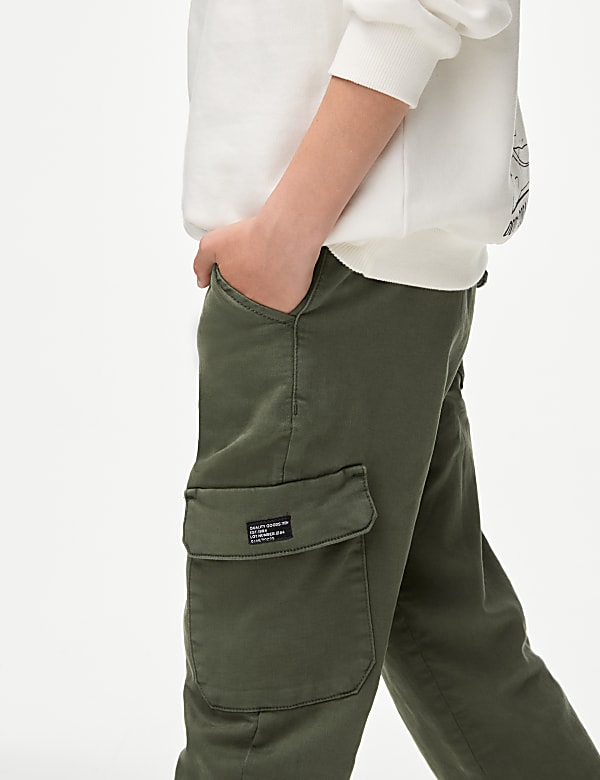 Cotton Rich Cargo Trousers (6-16 Yrs)