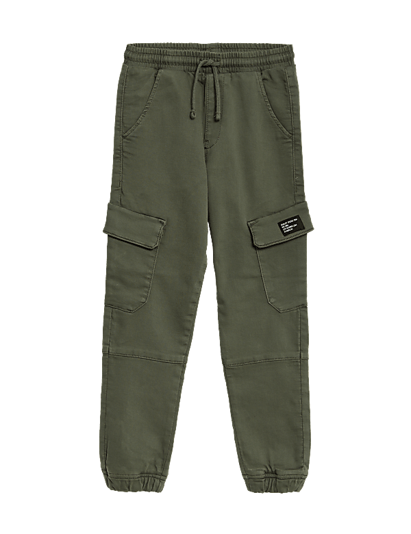 Cotton Rich Cargo Trousers (6-16 Yrs)